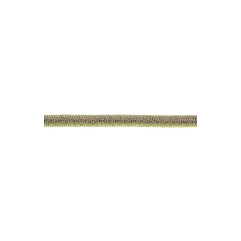 Rund Luksus Elastik 3 mm, beige, pr. m.