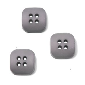 Knap, gr, 10mm, pr. stk